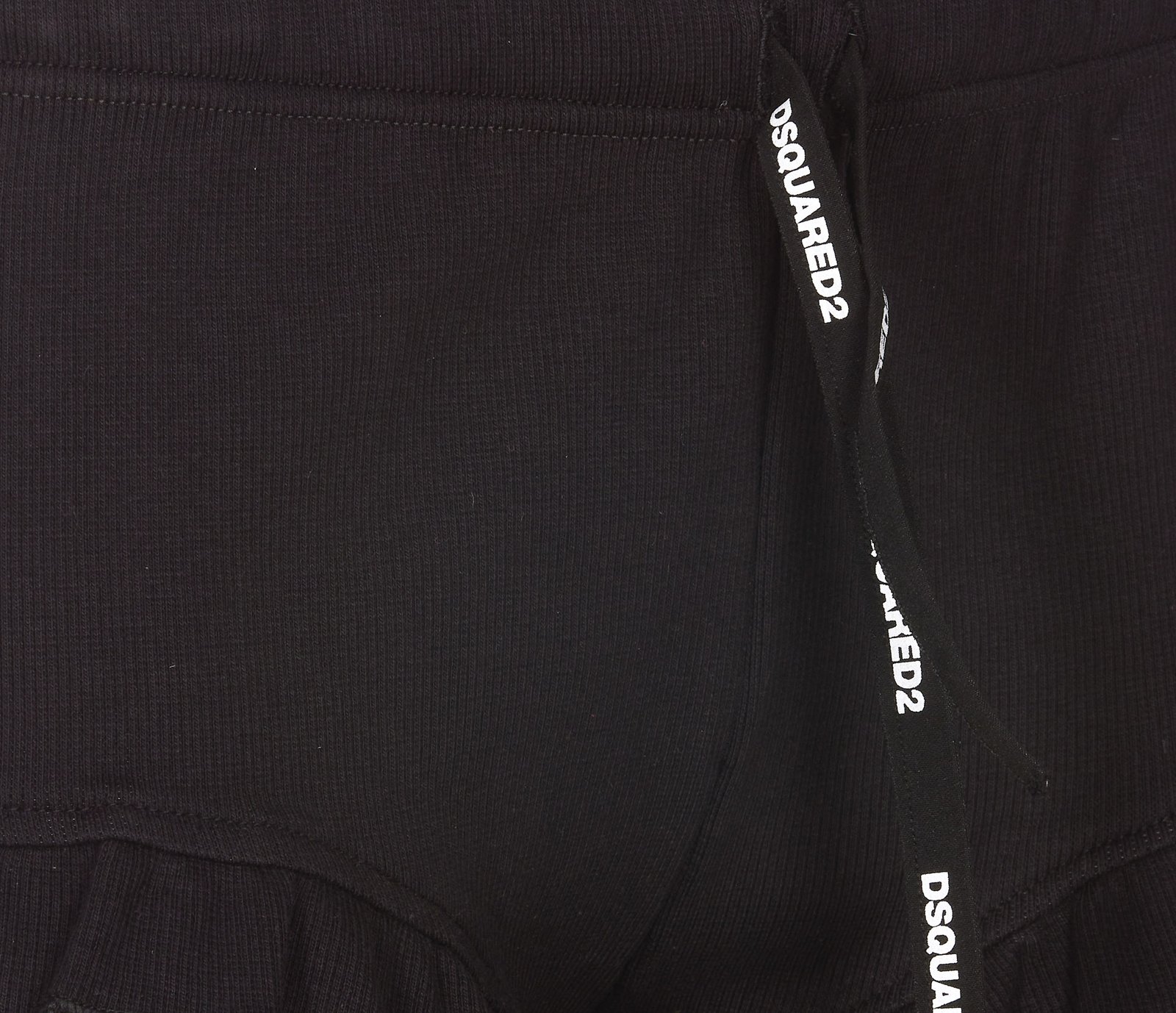 Dsquared2 Bow Detailed Ribbed Knit Shorts