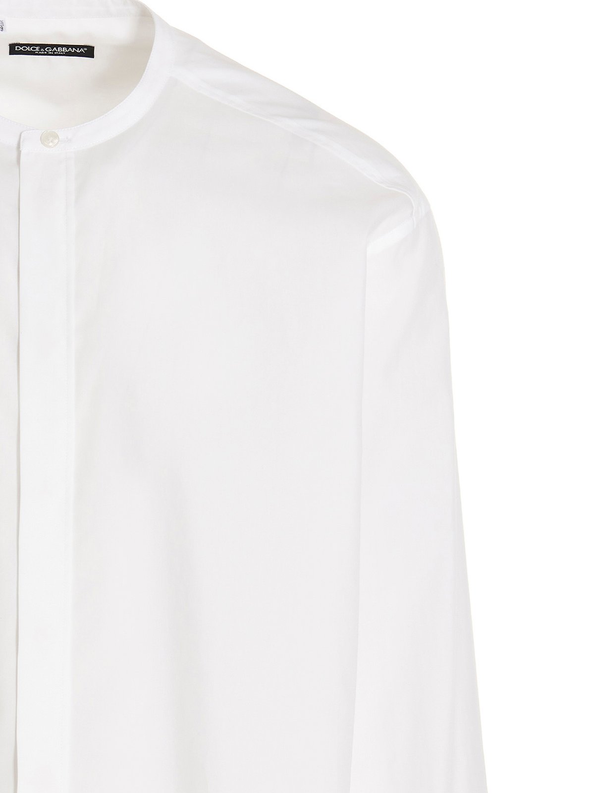 Dolce & Gabbana Collarless Long-Sleeved Shirt