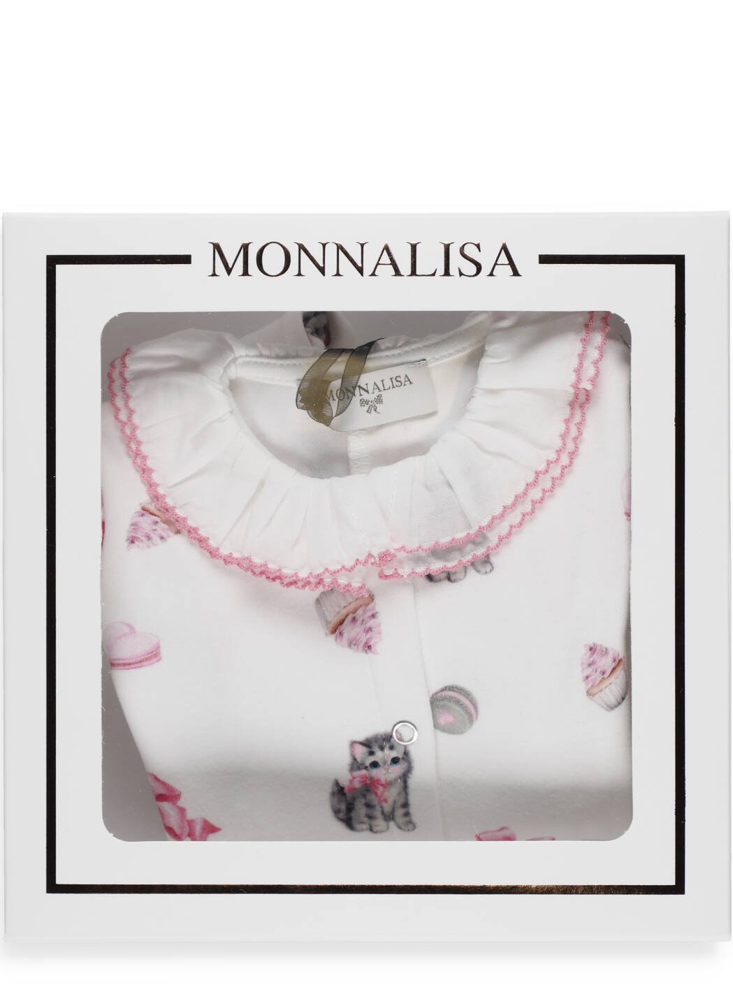Monnalisa Allover Graphic Printed Onesie