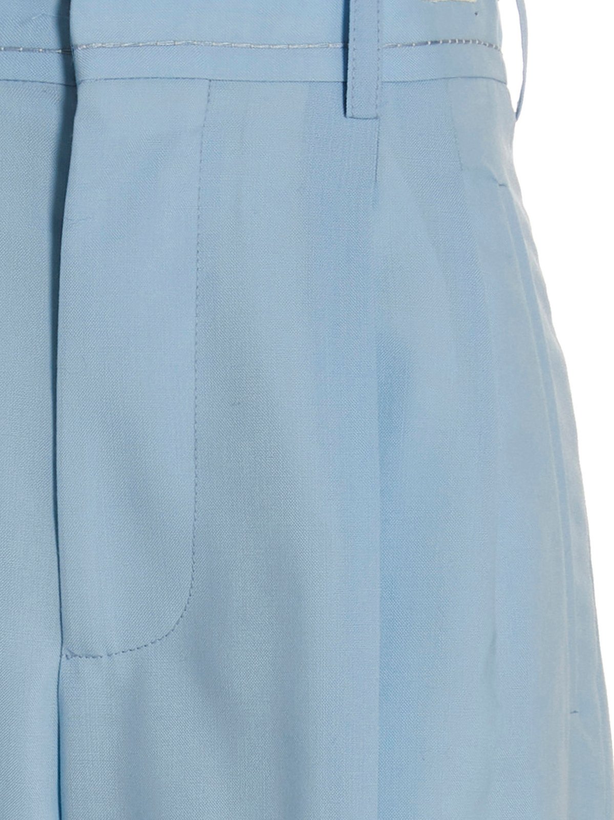 Marni Wide-Leg Pleated-Detailed Tailored Trousers