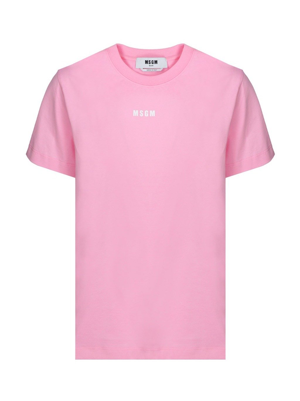 MSGM Logo Printed Crewneck T-Shirt