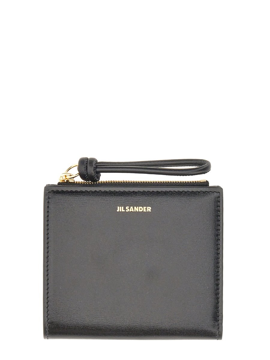 Jil Sander Logo Printed Bi-Fold Wallet