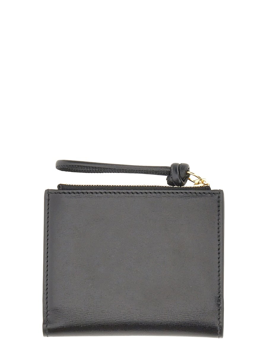 Jil Sander Logo Printed Bi-Fold Wallet