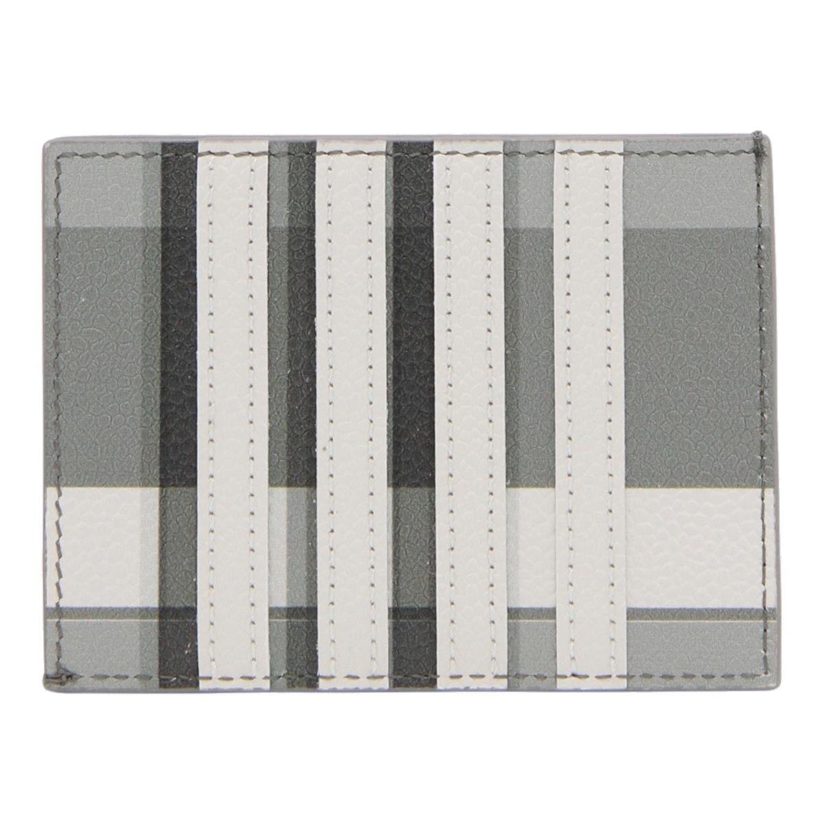 Thom Browne ロゴタグ チェック柄 カードホルダー