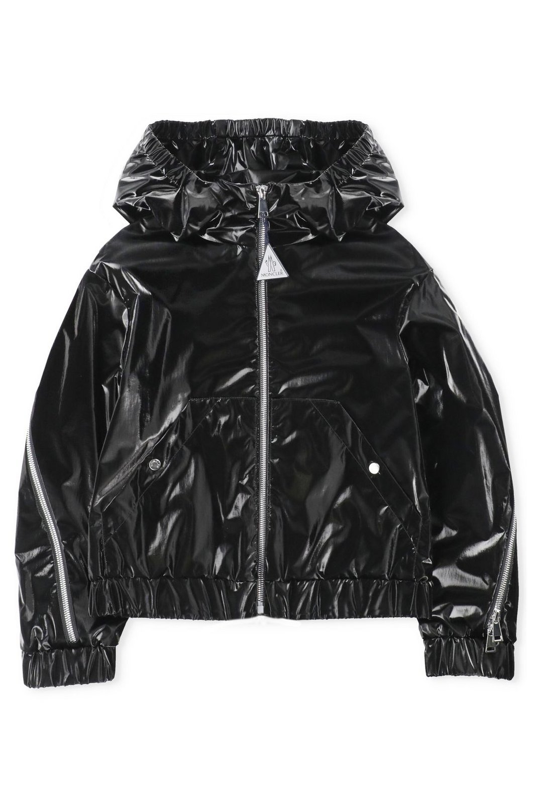 Moncler Enfant Logo Patch Waterproof Jacket
