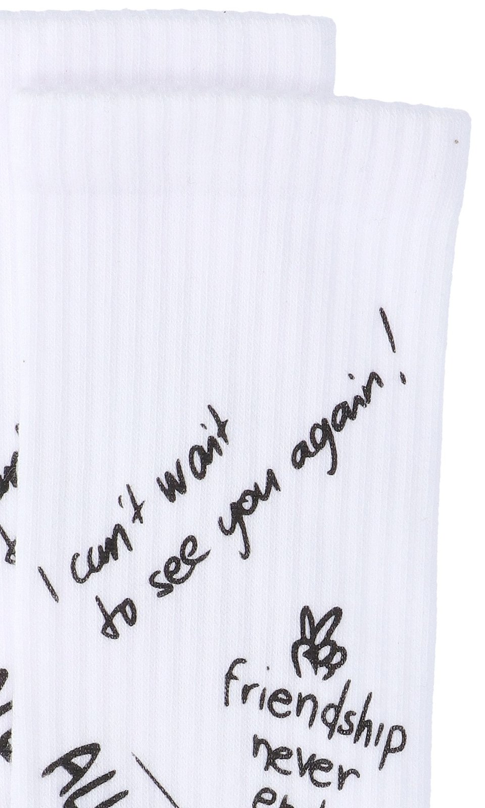 Golden Goose Deluxe Brand Slogan Printed Stretched Socks