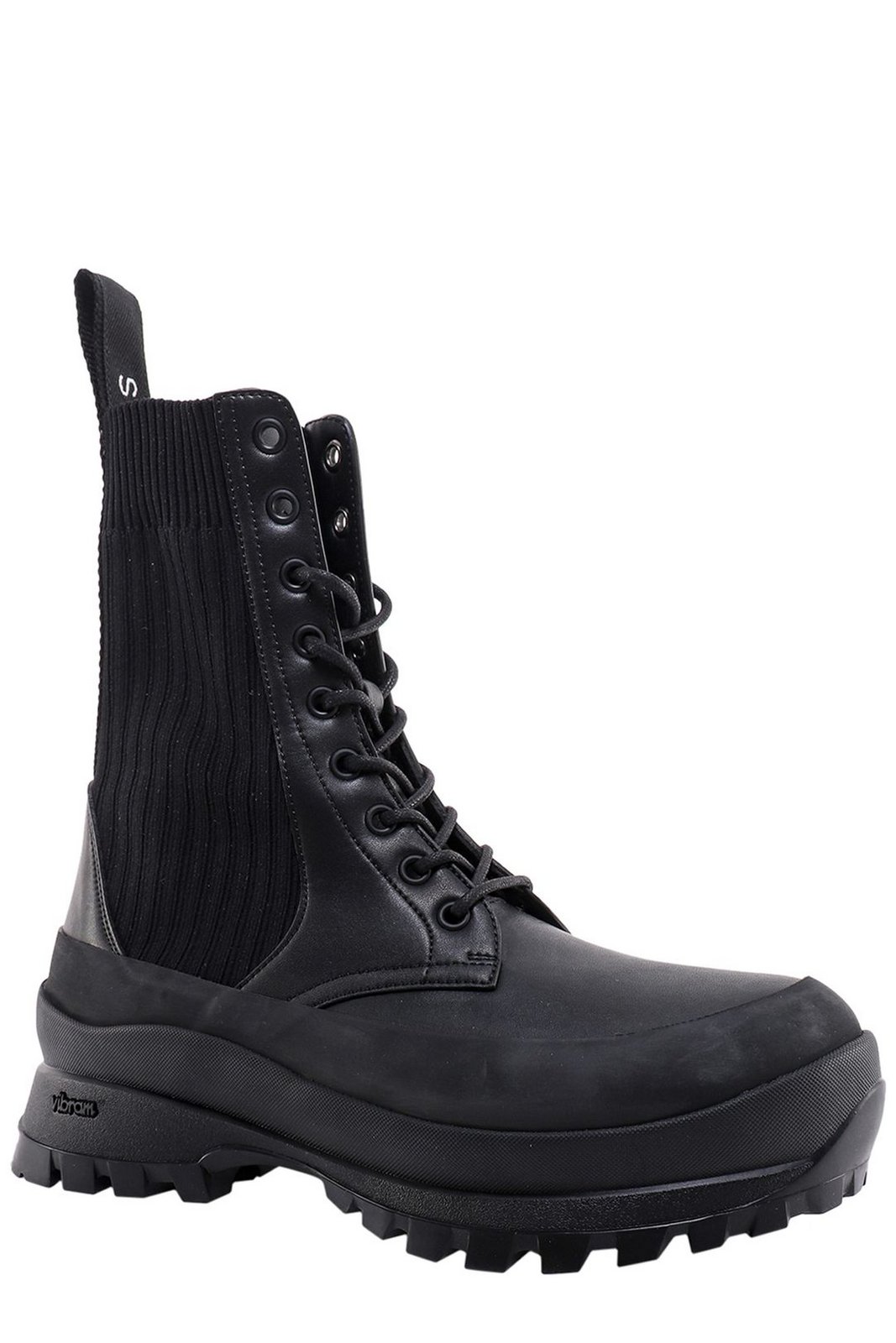 Stella McCartney Chelsea Knit Lace-Up Trace Boots 3 Stella McCartney Chelsea Knit Lace-Up Trace Boots