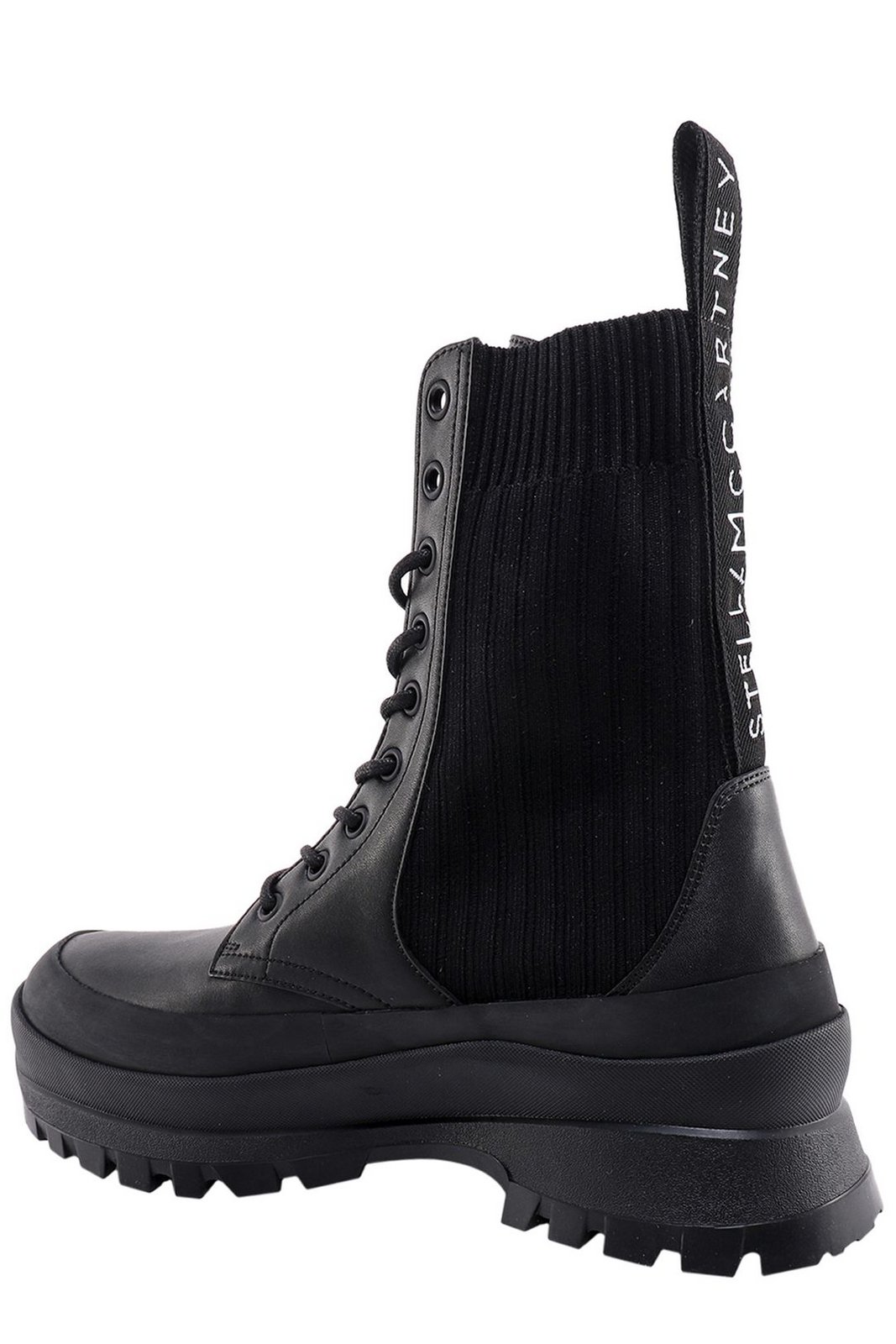 Stella McCartney Chelsea Knit Lace-Up Trace Boots 4 Stella McCartney Chelsea Knit Lace-Up Trace Boots
