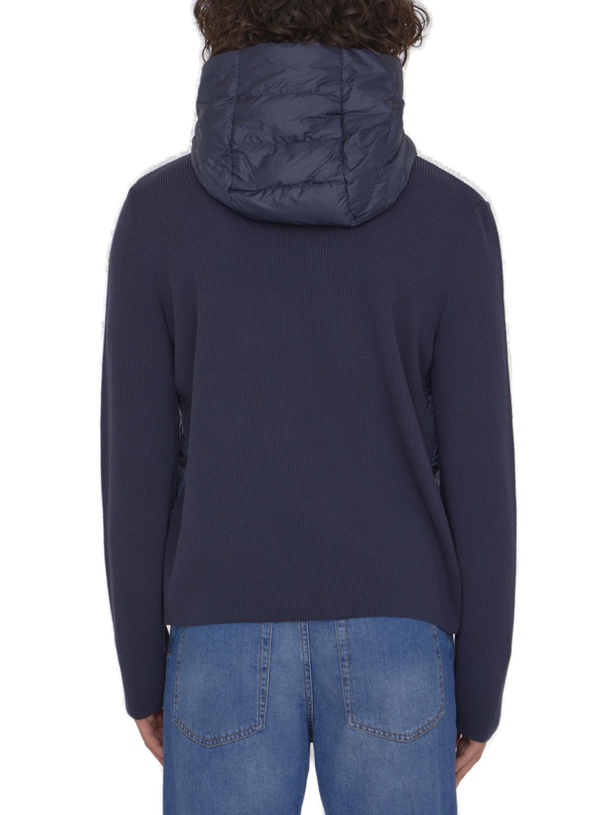 Moncler Zip-Up Hooded Padded Jacket