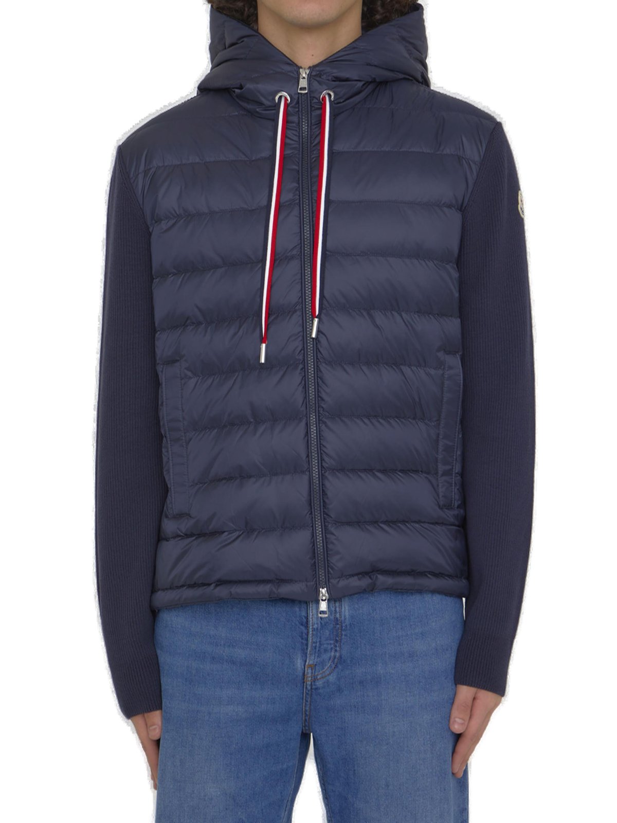 Moncler Zip-Up Hooded Padded Jacket