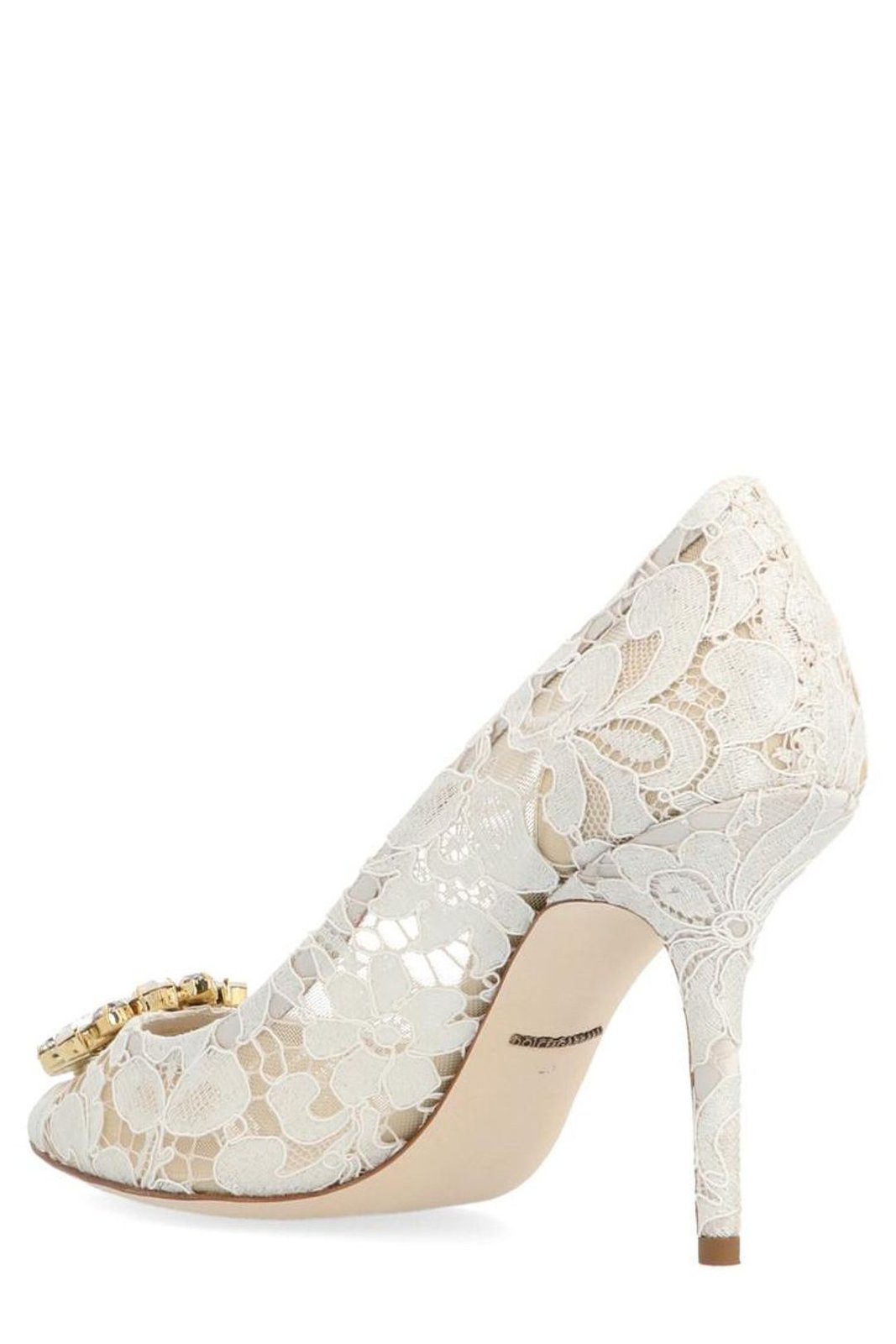 Dolce & Gabbana Bellucci Lace Embellished Pumps