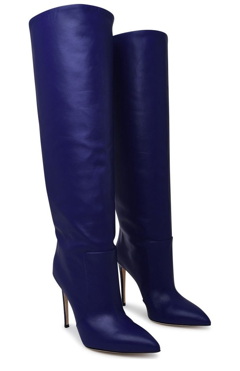Paris Texas Knee-Length Pointed Toe Boots