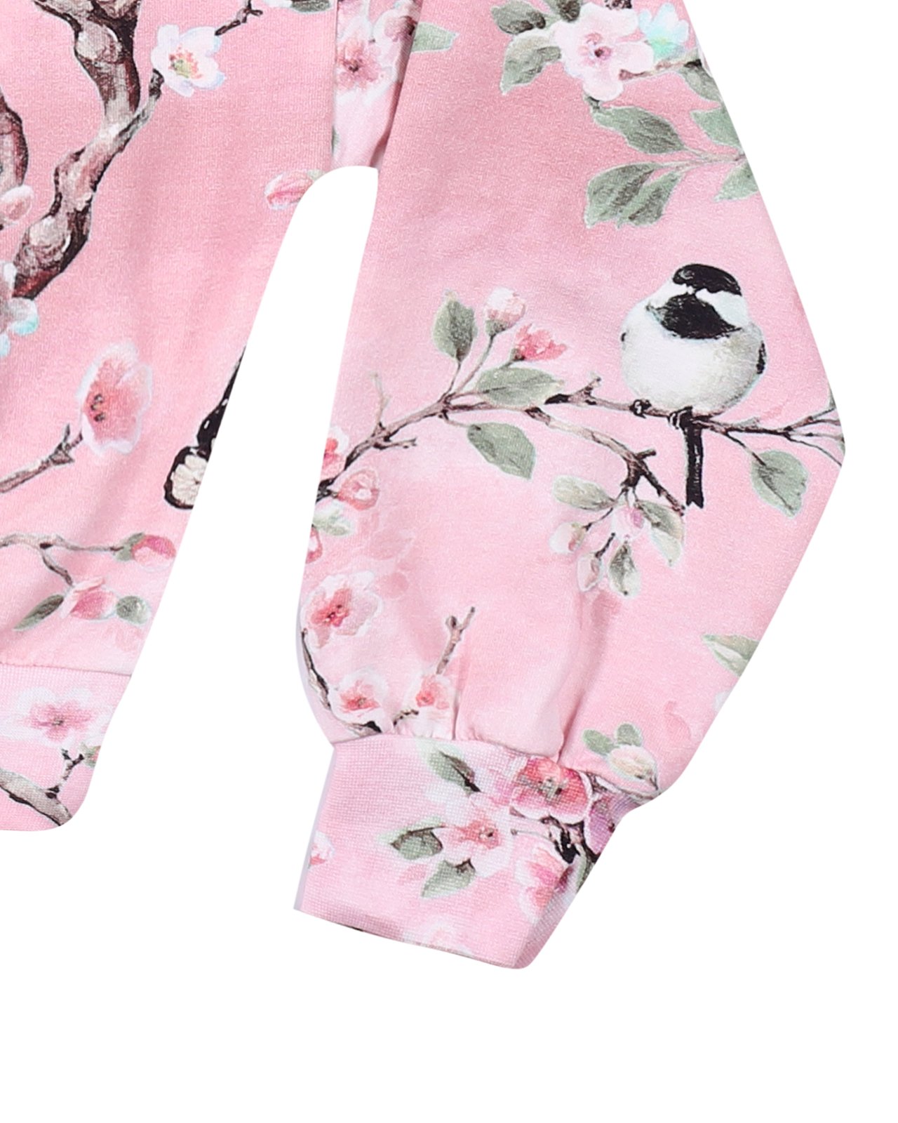 Monnalisa Floral Printed Long-Sleeved Hoodie