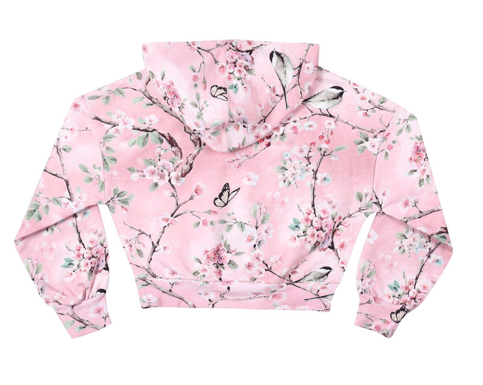 Monnalisa Floral Printed Long-Sleeved Hoodie