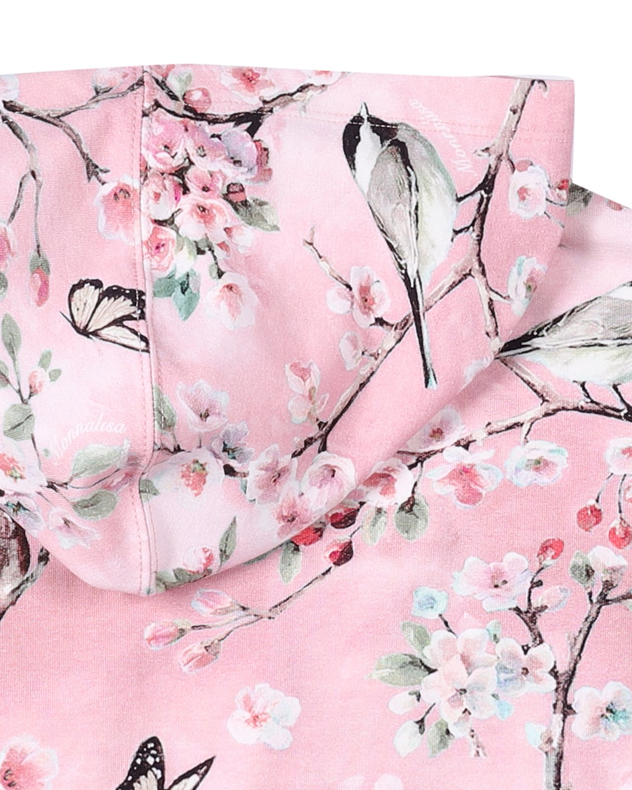 Monnalisa Floral Printed Long-Sleeved Hoodie