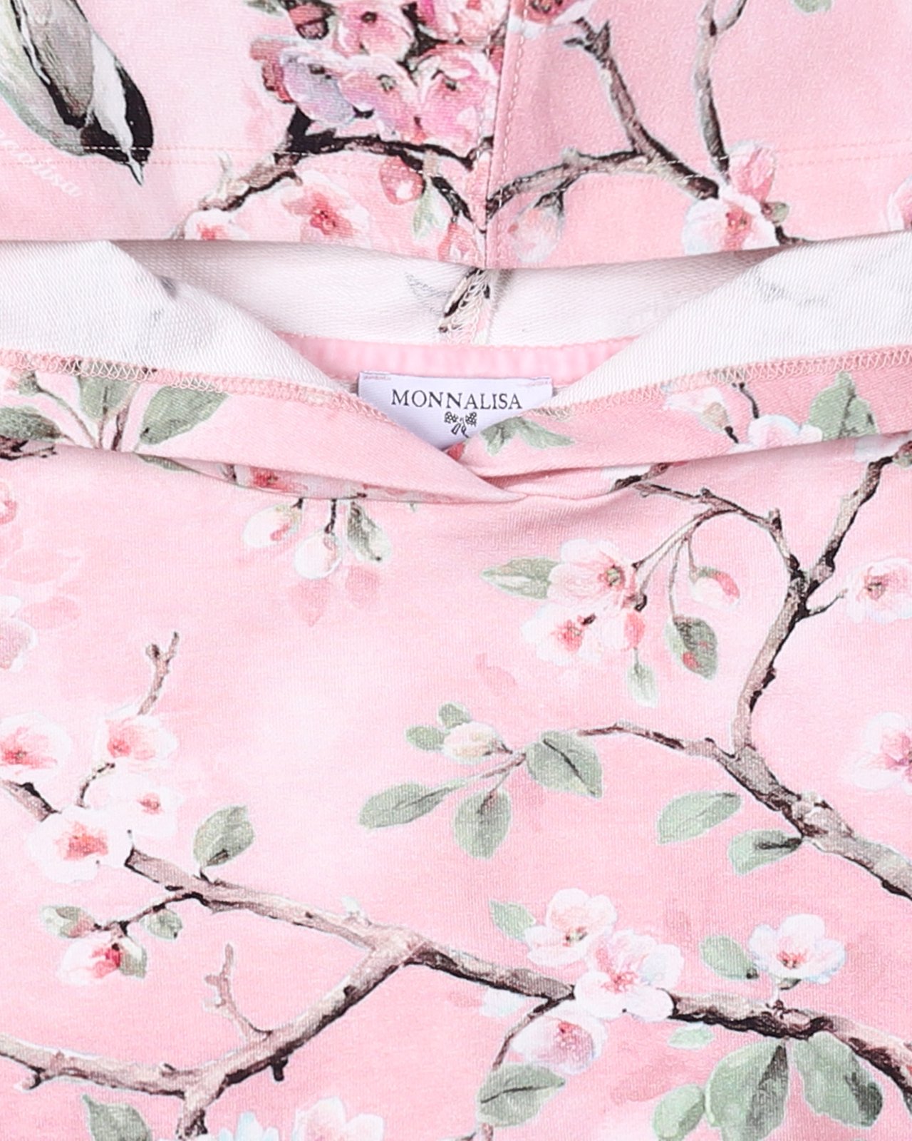 Monnalisa Floral Printed Long-Sleeved Hoodie