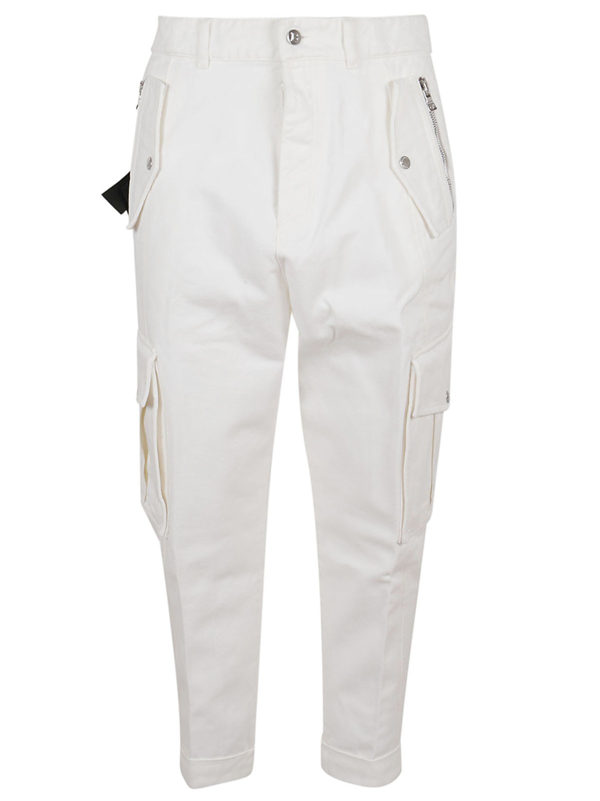 Balmain Mid-Rise Tapered Cargo Pants