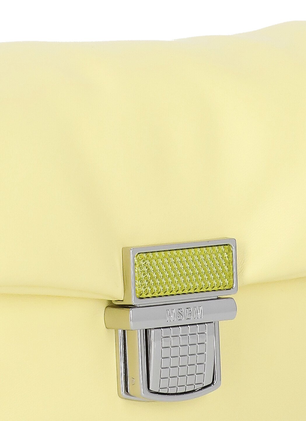 MSGM Puffer Clic Chain-Linked Padded Crossbody Bag