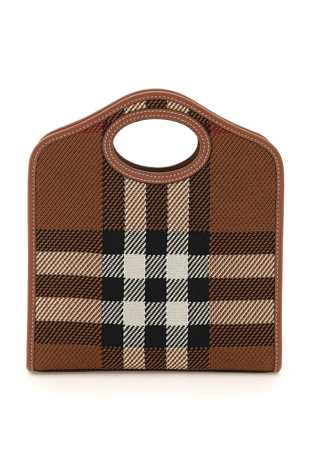Burberry Check Patterned Shoulder Bag