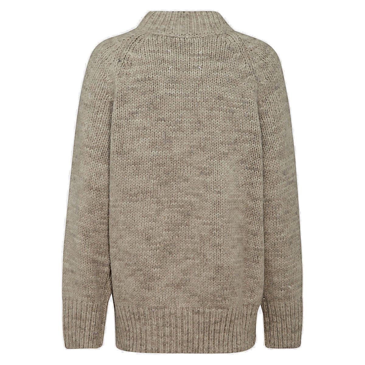 Maison Margiela Chunky-Knitted Crewneck Jumper