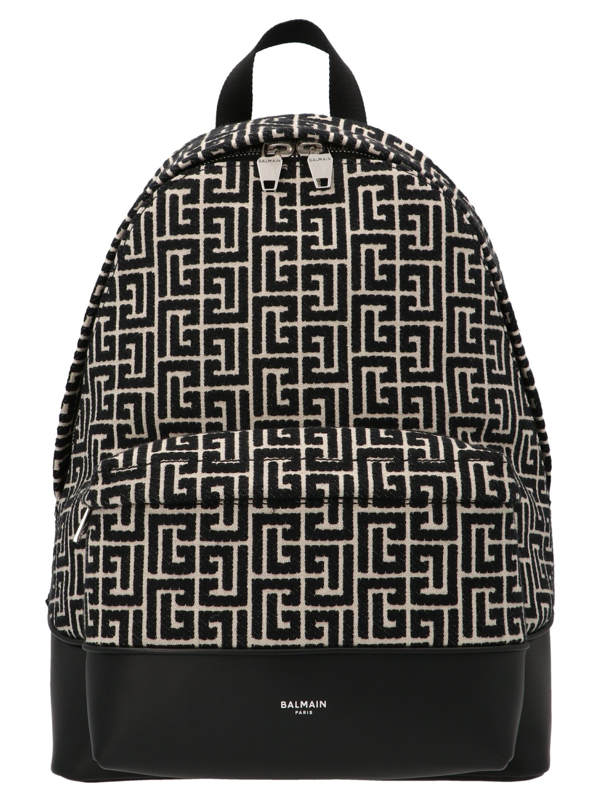 Balmain City Monogram Jacquard Backpack