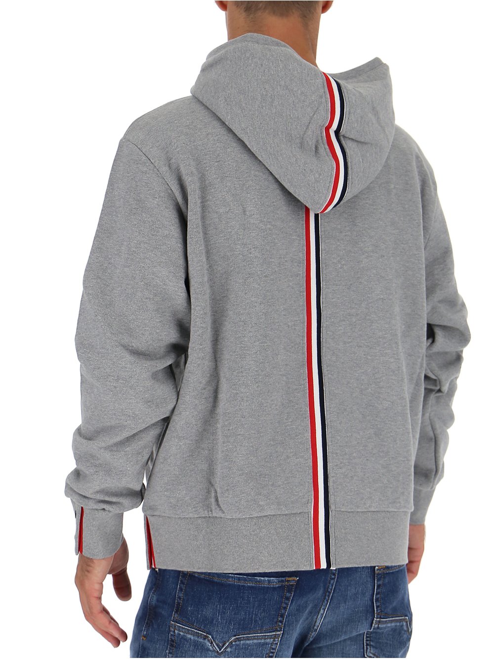 Thom Browne ストライプ ドローストリング パーカー