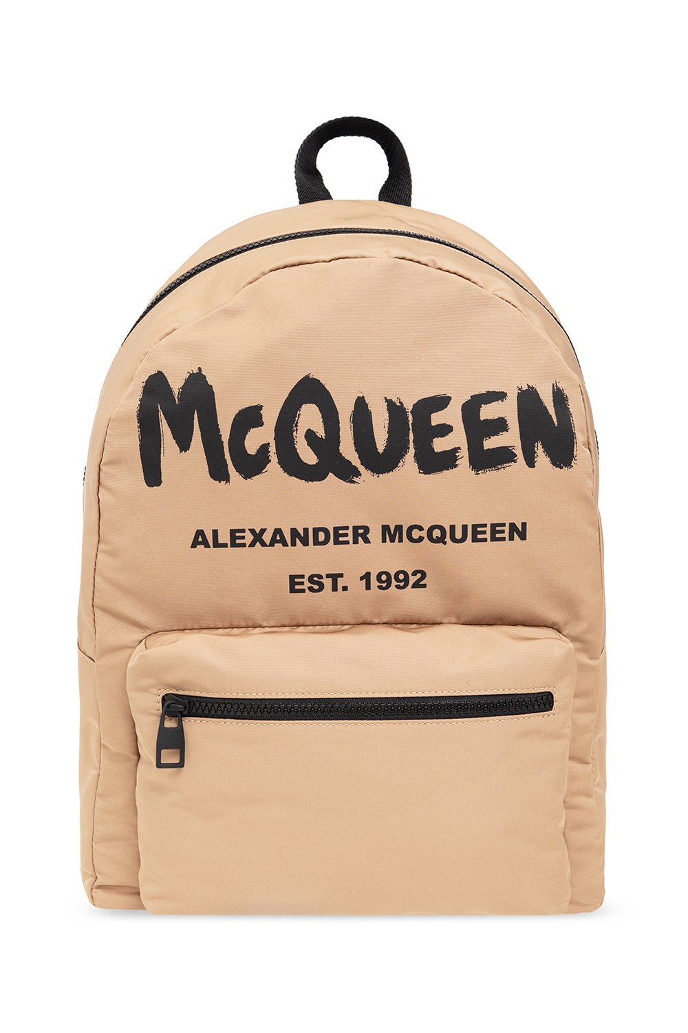 Alexander McQueen Logo-Printed Zipped Backpack