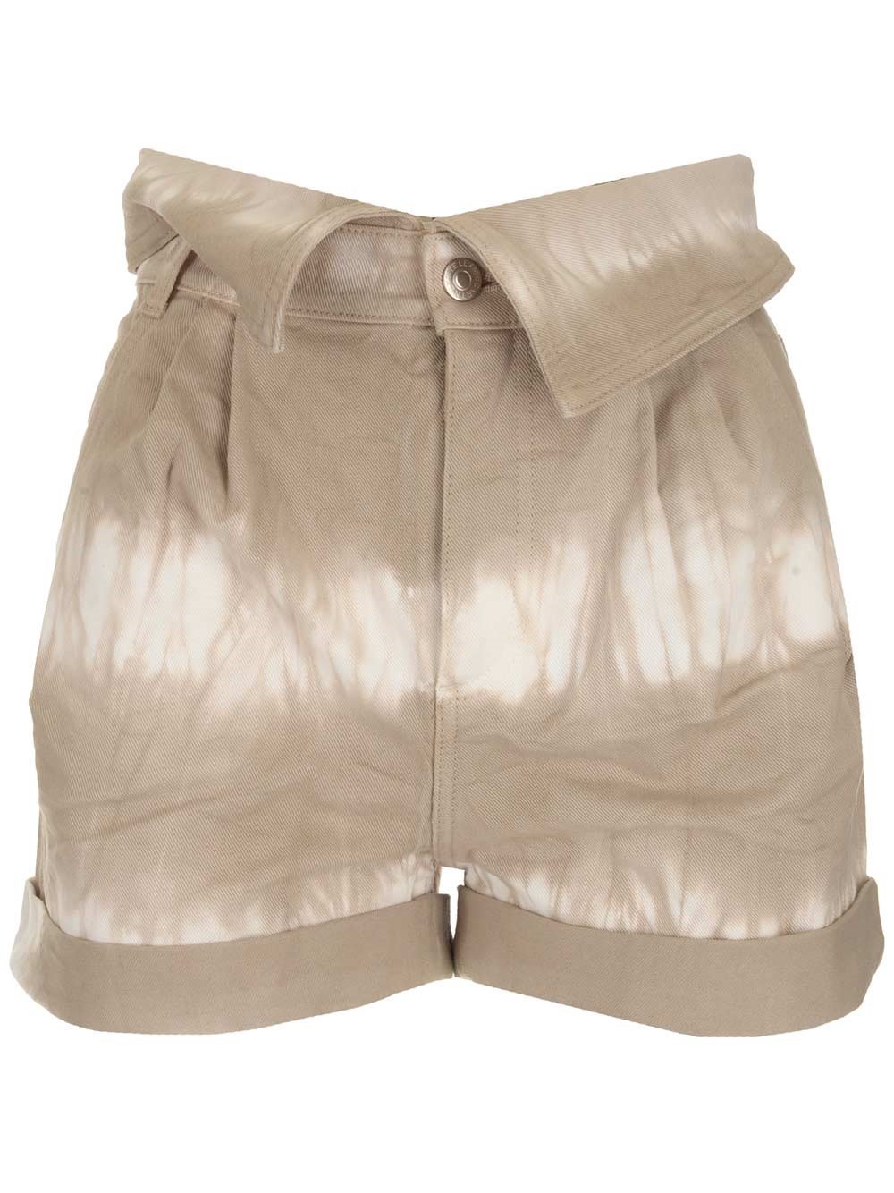 Stella McCartney Folded Waistband Denim Shorts