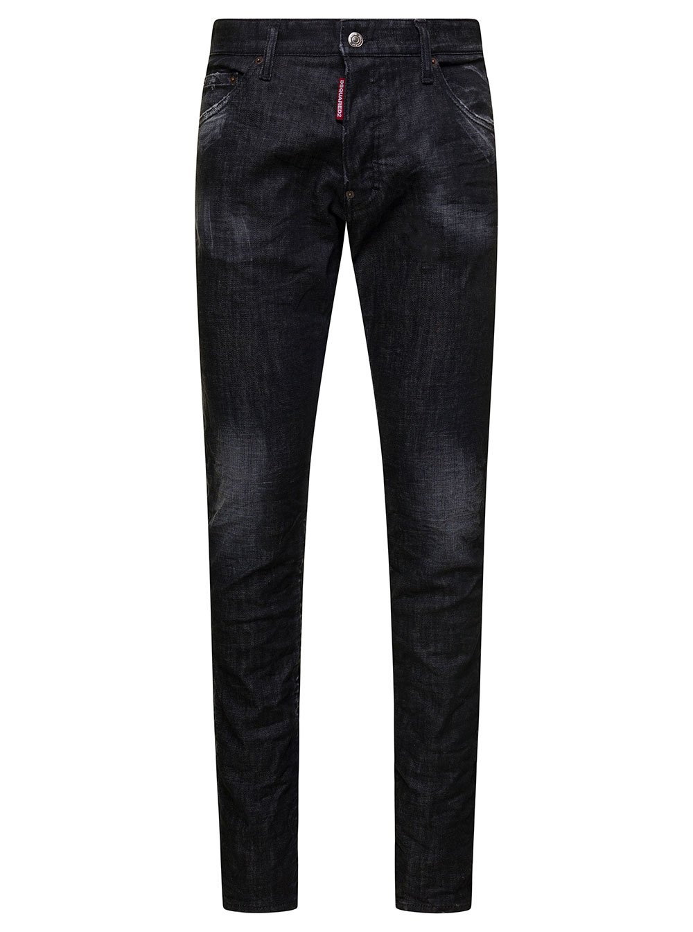 Dsquared2 Distressed Tapered Leg Jeans