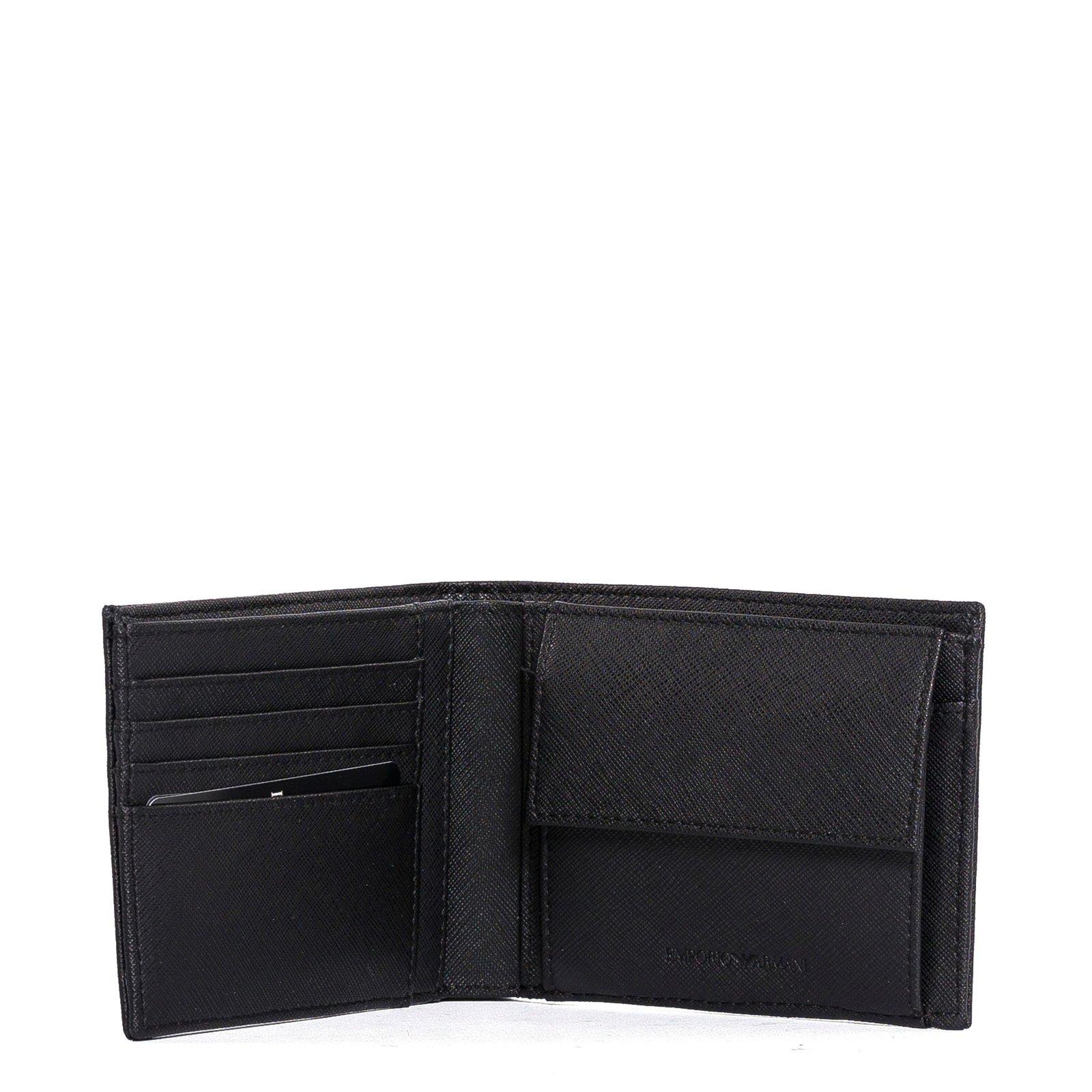 Emporio Armani Logo Plaque Bifold Wallet