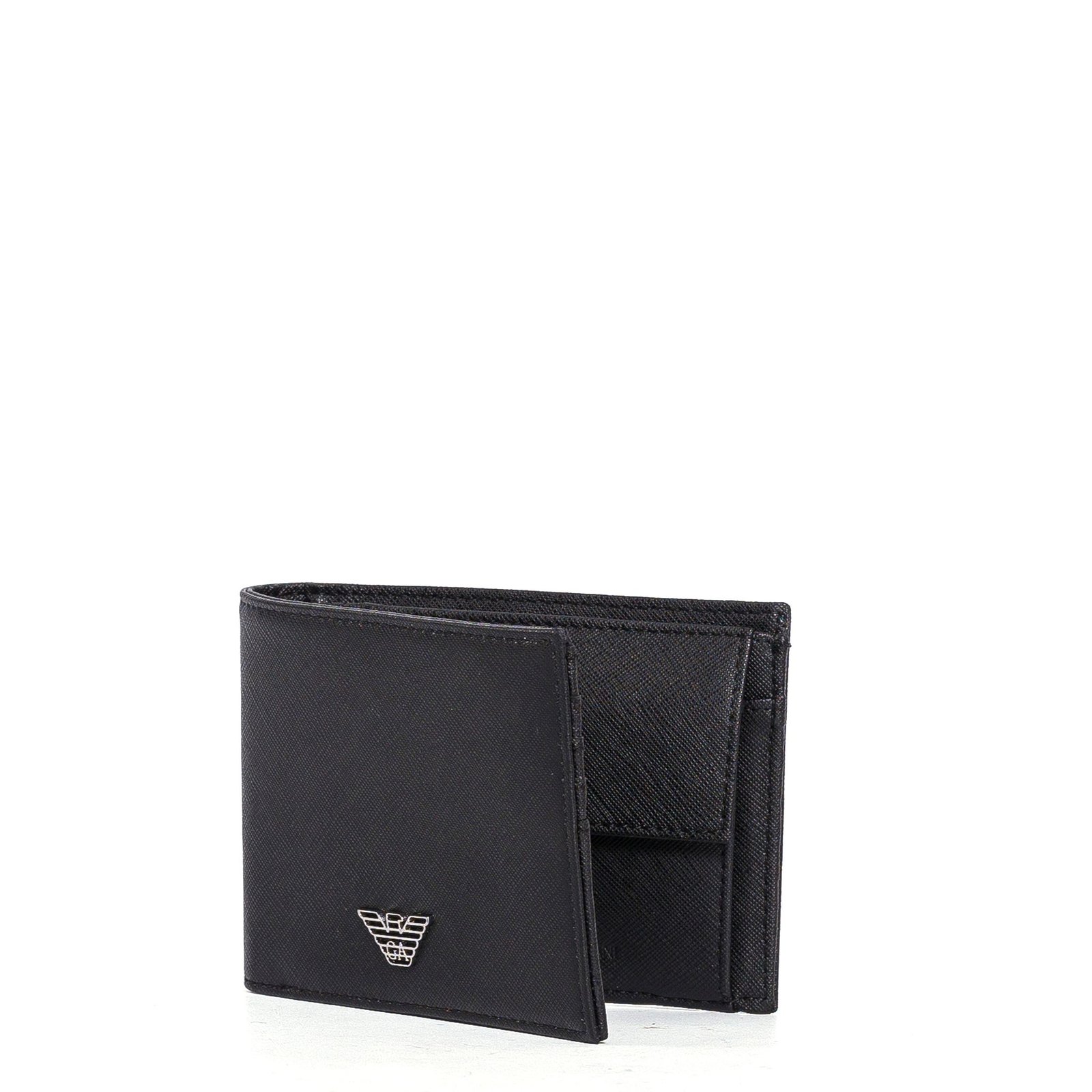 Emporio Armani Logo Plaque Bifold Wallet