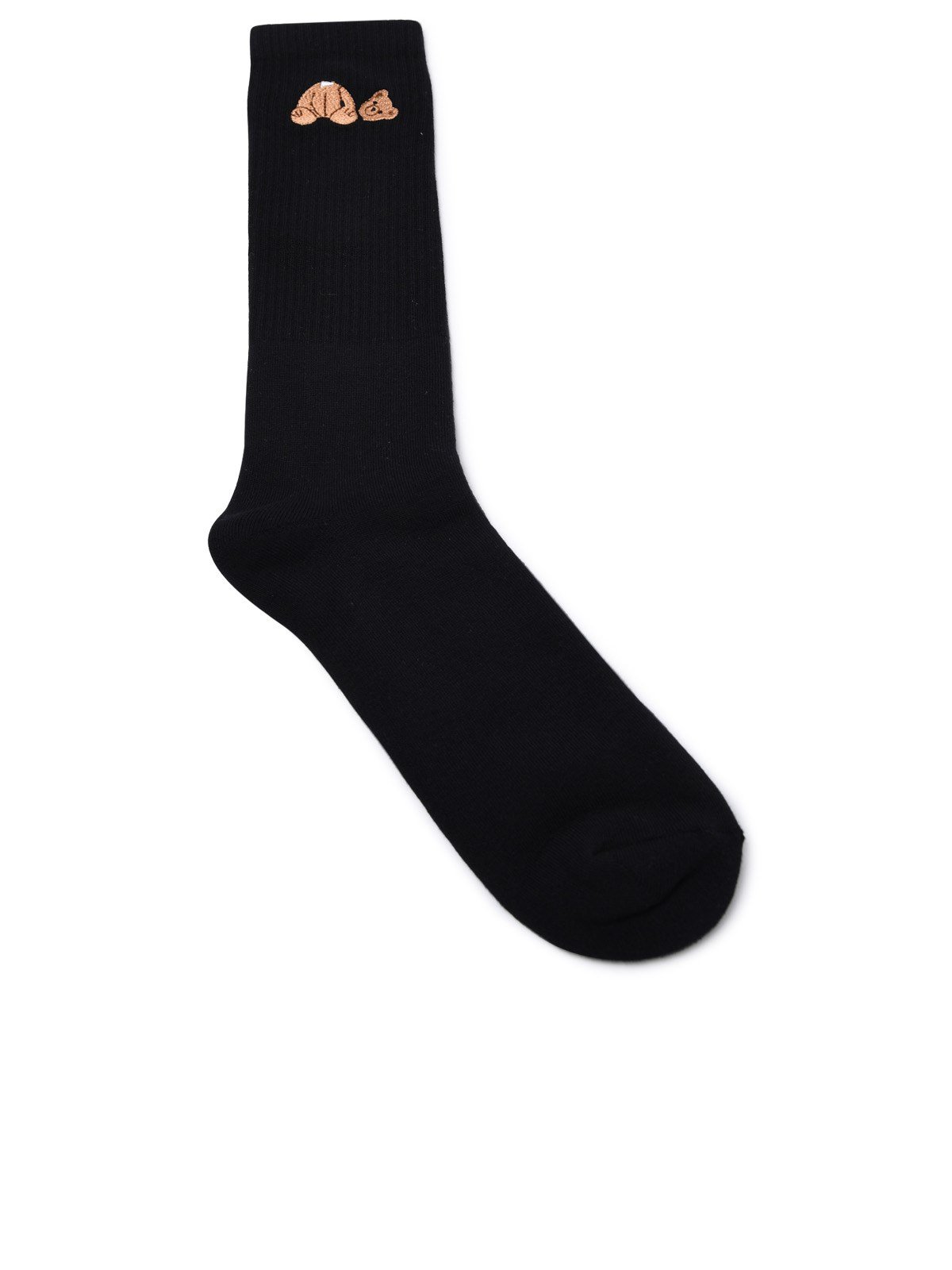 Palm Angels Logo Embroidered Socks