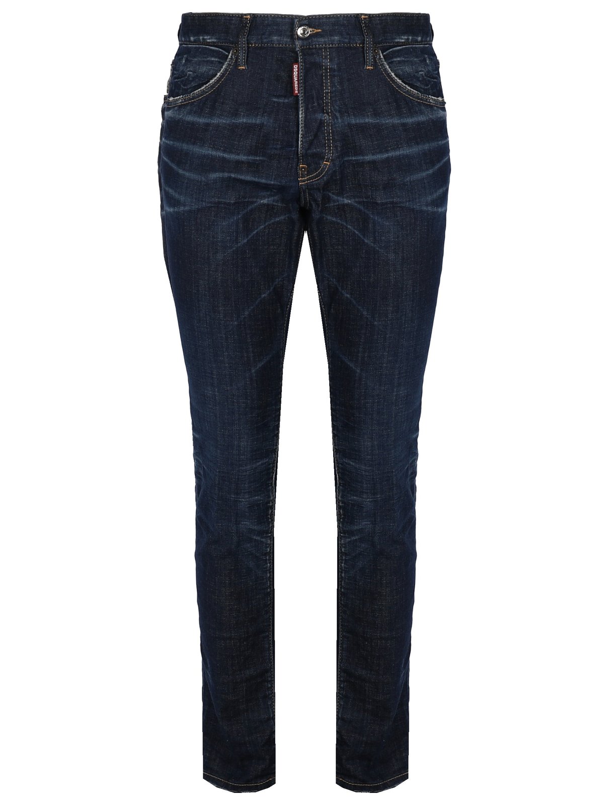 Dsquared2 Logo Patch Slim-Fit Jeans