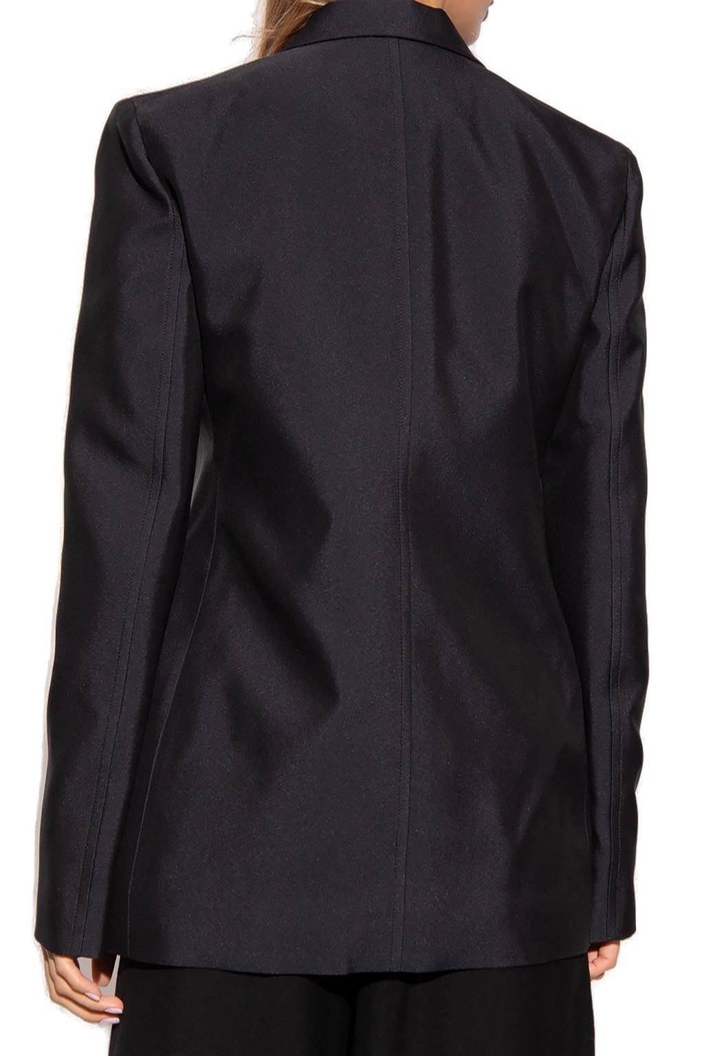 Jil Sander Long-Sleeved Single-Breasted Blazer 4 Jil Sander Long-Sleeved Single-Breasted Blazer