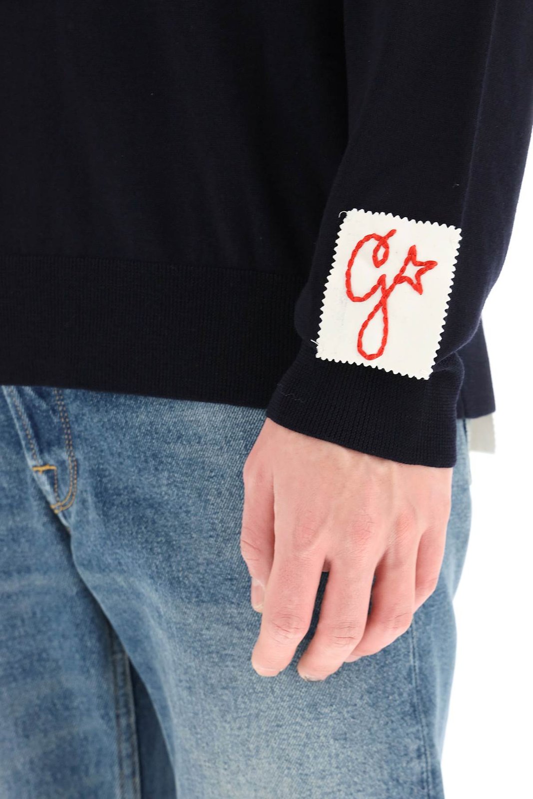 Golden Goose Deluxe Brand Knitted Polo Shirt