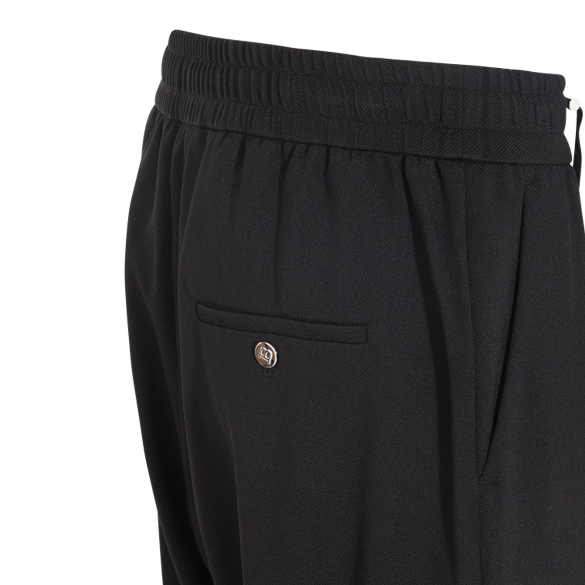 Balmain Drawstring Cropped Trousers