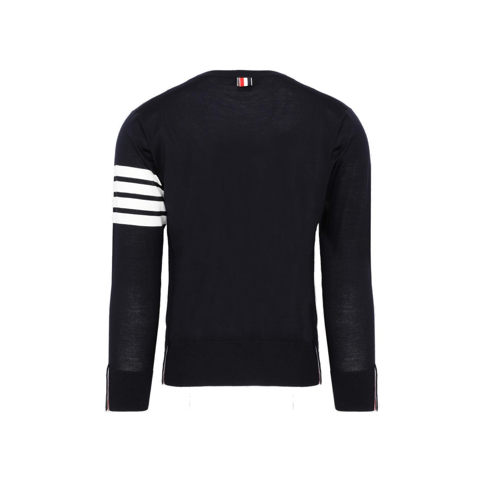 Thom Browne 4-Bar Crewneck Pullover