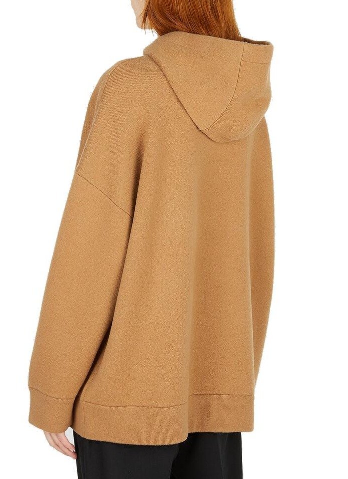 Burberry Embroidered Oak Leaf Crest Drawstring Hoodie