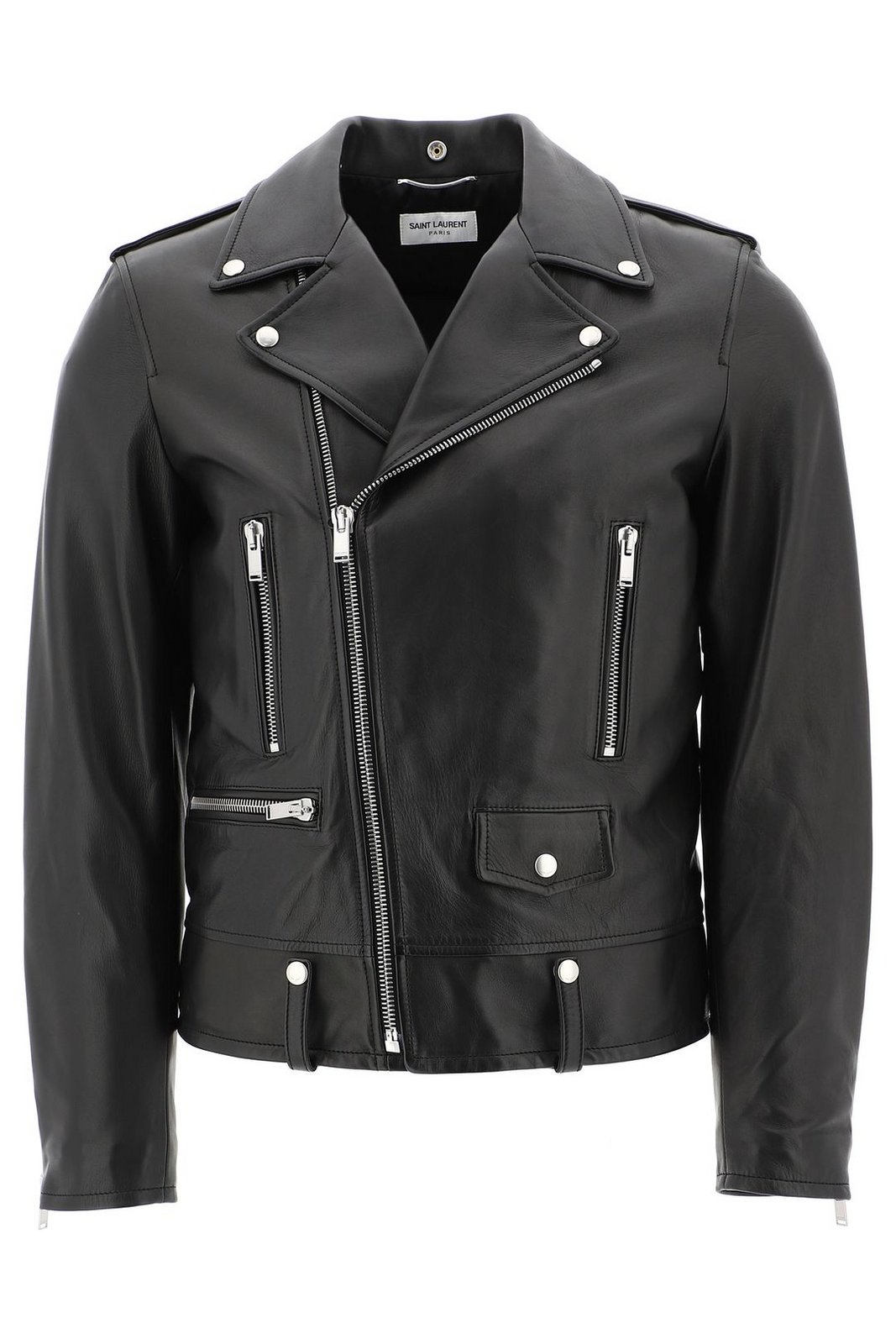 Saint Laurent ジップディテール バイカージャケット