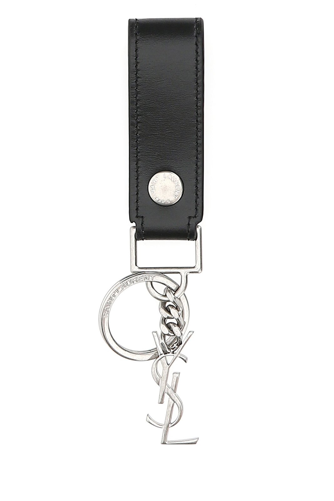 Saint Laurent 字母標誌牌鑰匙圈