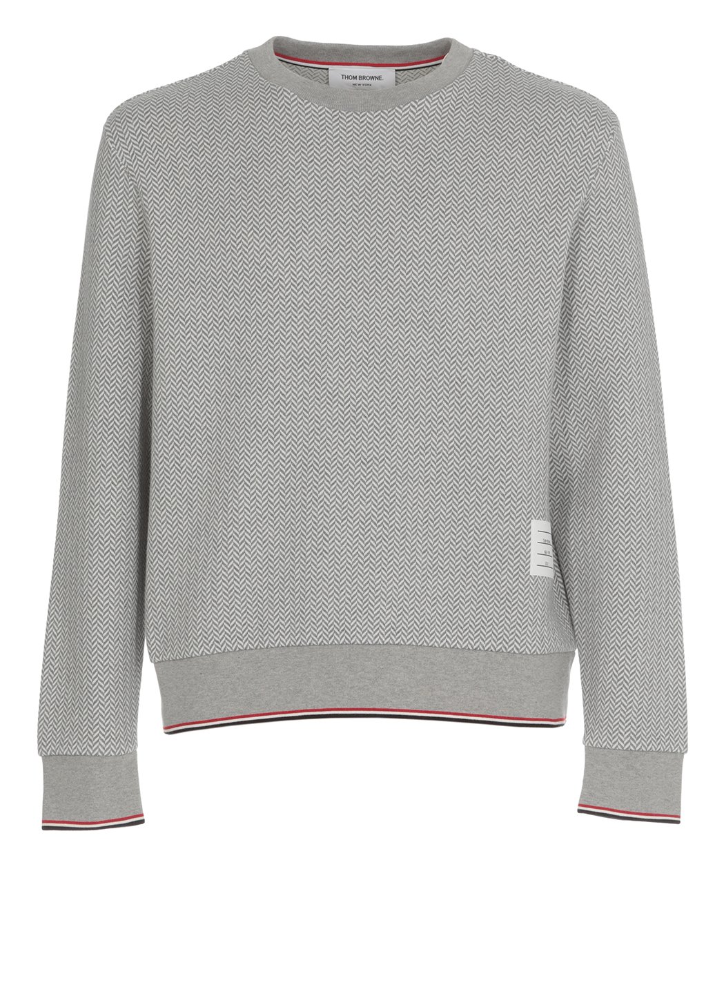 Thom Browne 人字紋圓領毛衣