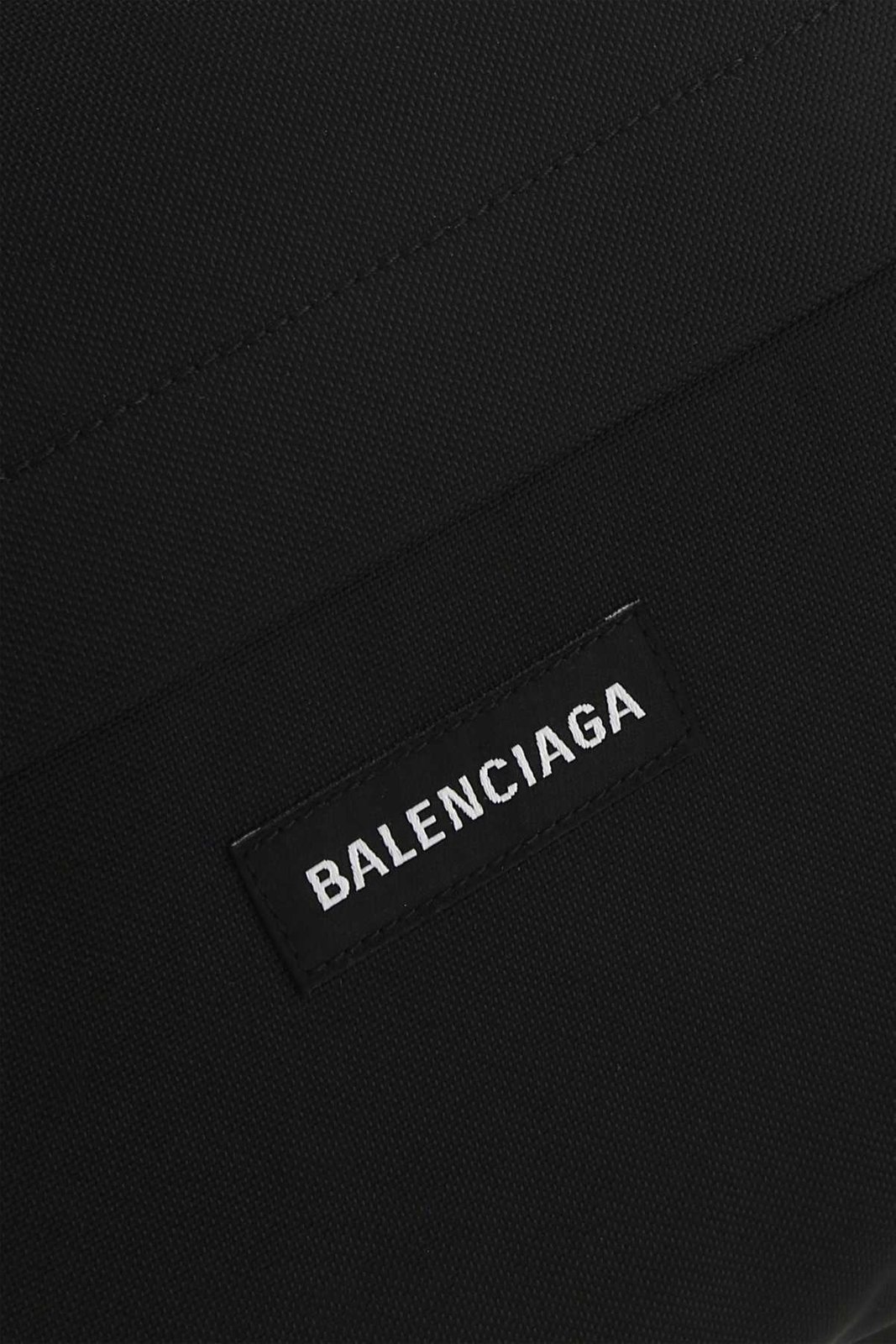 Balenciaga Logo Zipped Backpack