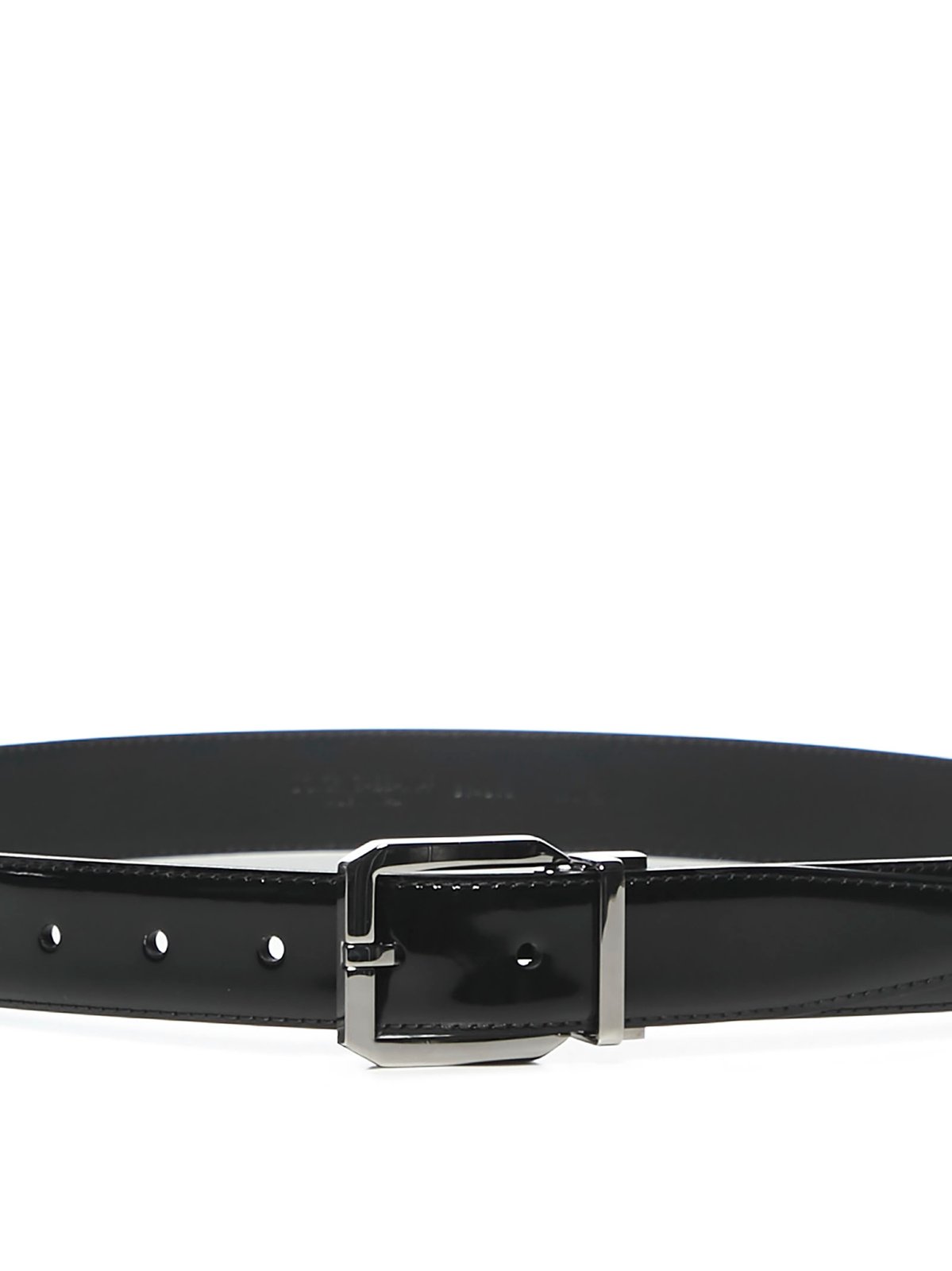 Dolce & Gabbana Logo Engraved Buckle Belt