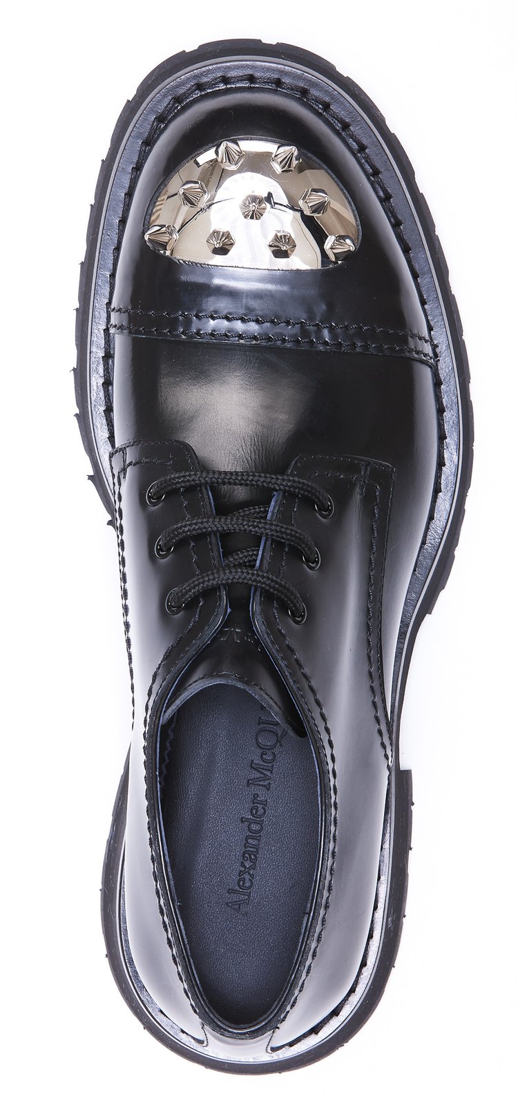 Alexander McQueen Punk Stud-Detailed Derby Shoes