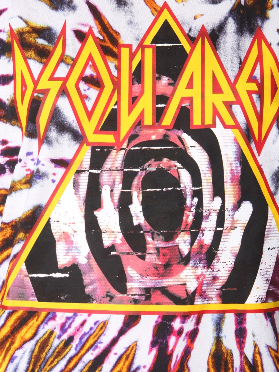 Dsquared2 Tie-Dye Logo Print T-Shirt