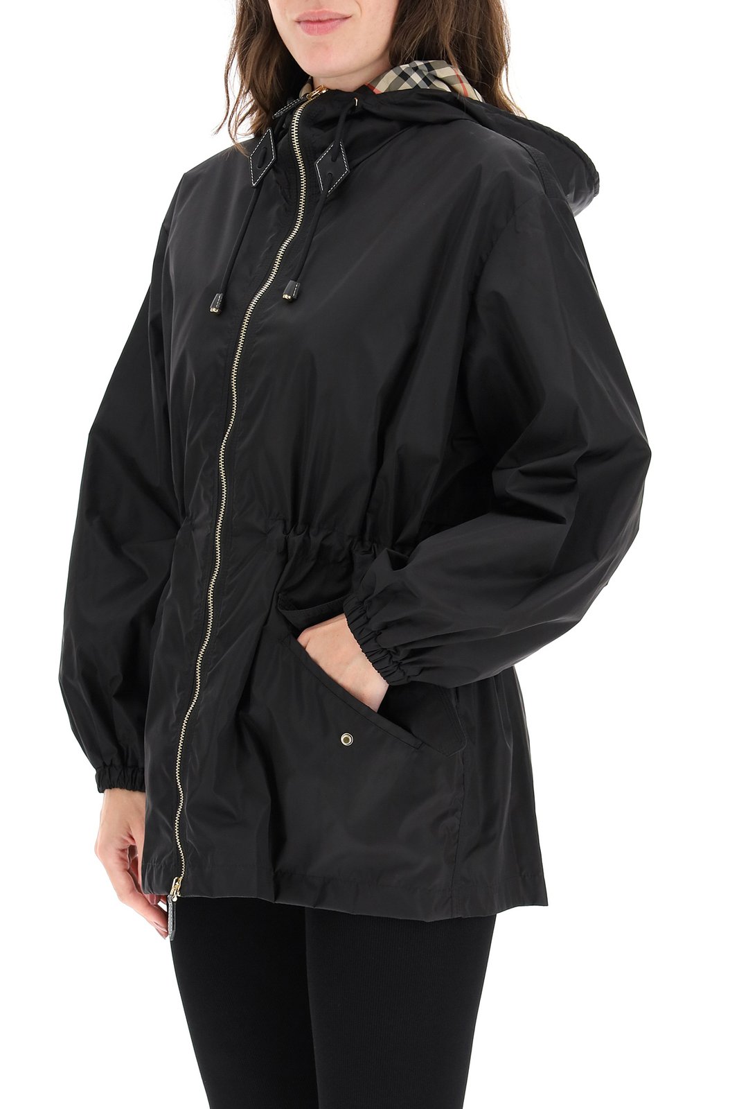 Burberry Lightweight Hooded Zipped Jacket