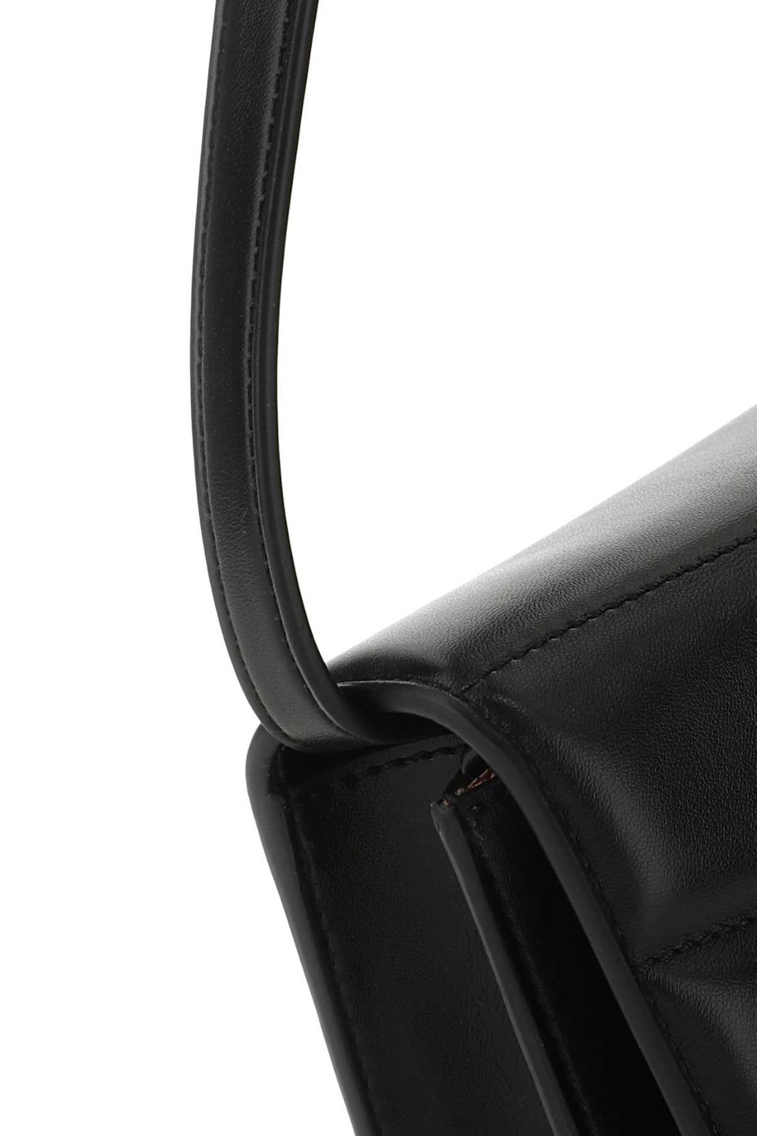 Stella McCartney S-Wave Logo Plaque Padded Wallet on Strap