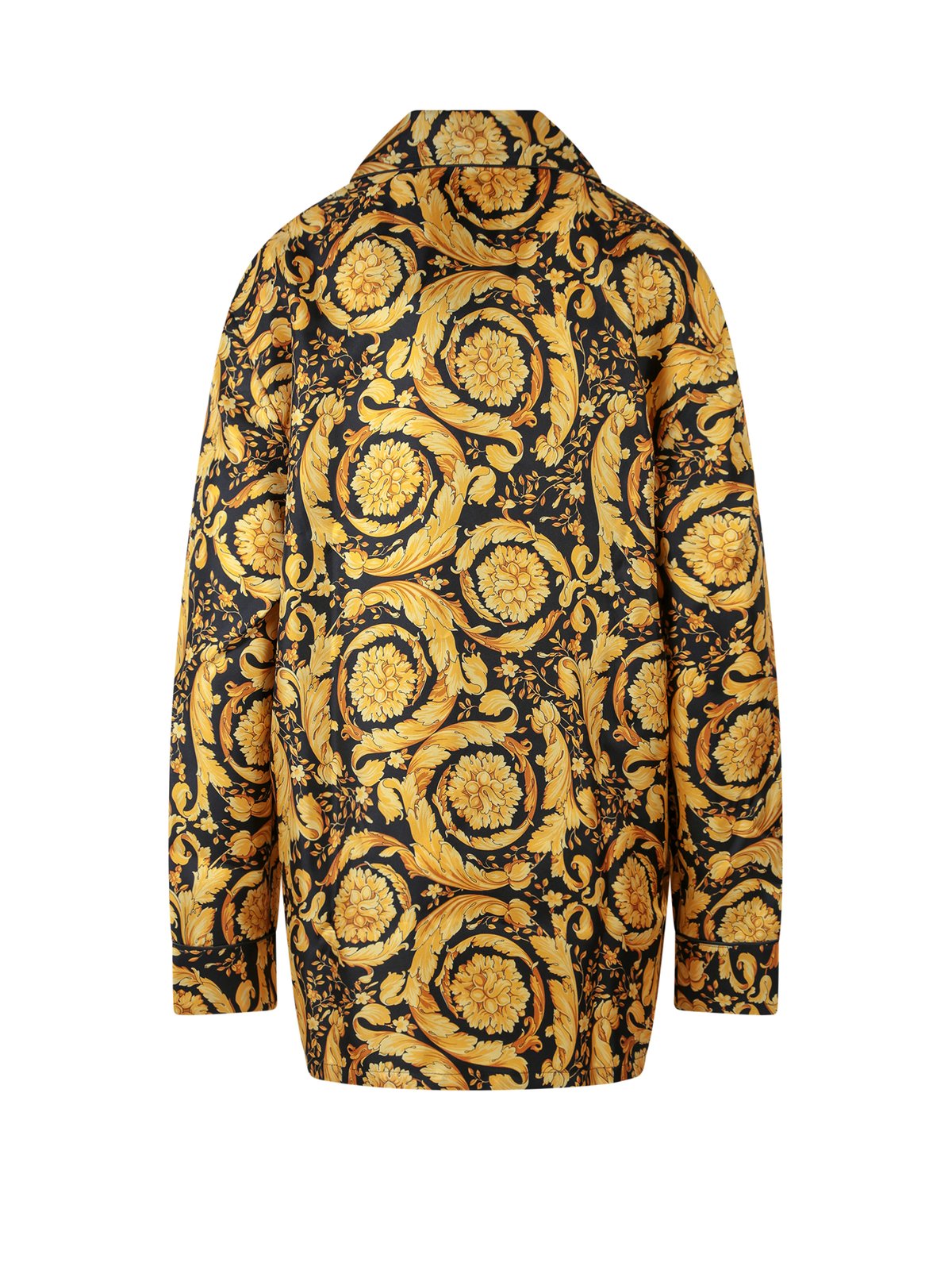 Versace Baroque Pattern Long Sleeved Pajama Top
