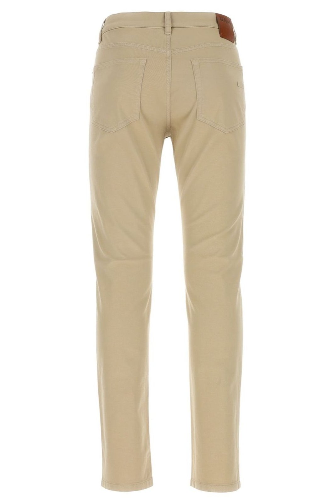 Zegna Logo Patch Slim-Cut Jeans