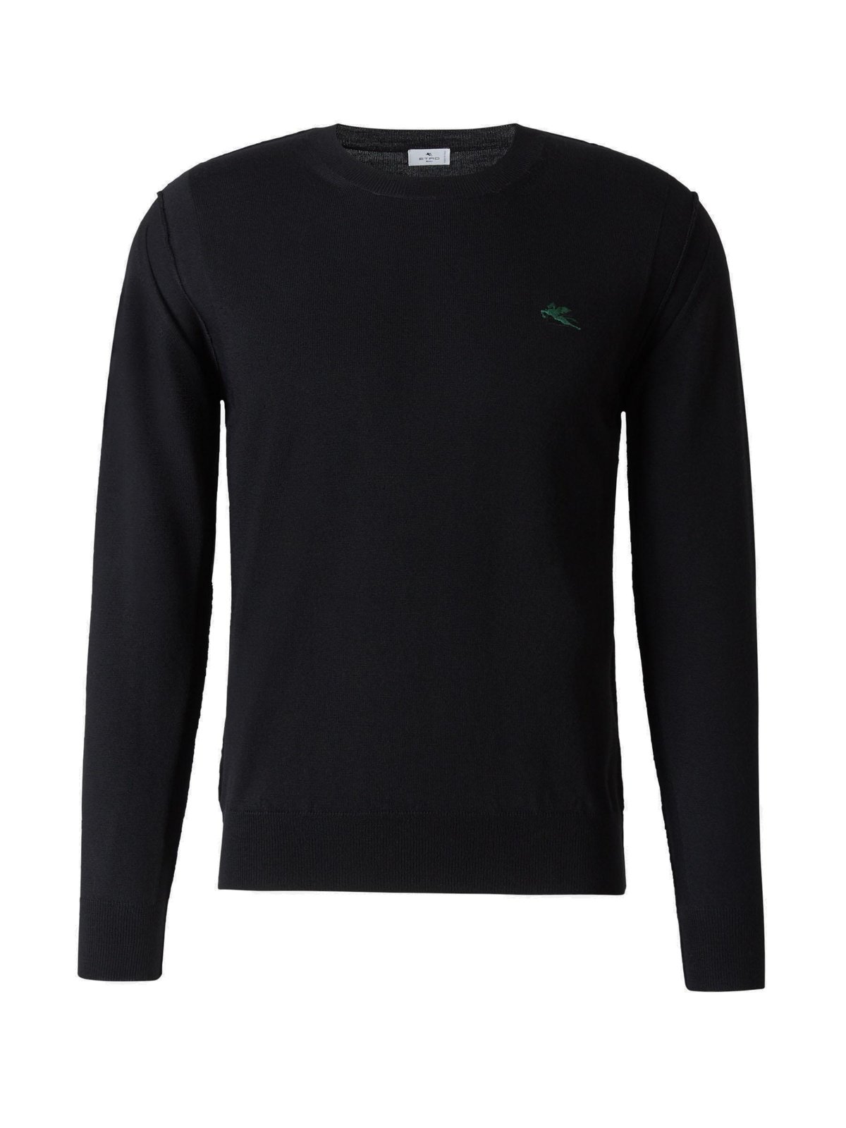 Etro Logo Embroidered Crewneck Sweater